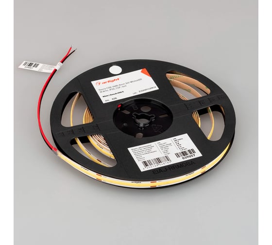 Светодиодная лента Arlight COB-X480-8mm 24V White6000 5м 039057