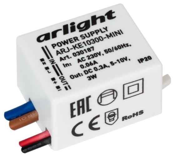 Блок питания Arlight ARJ-KE10300-MINI 1шт 030187