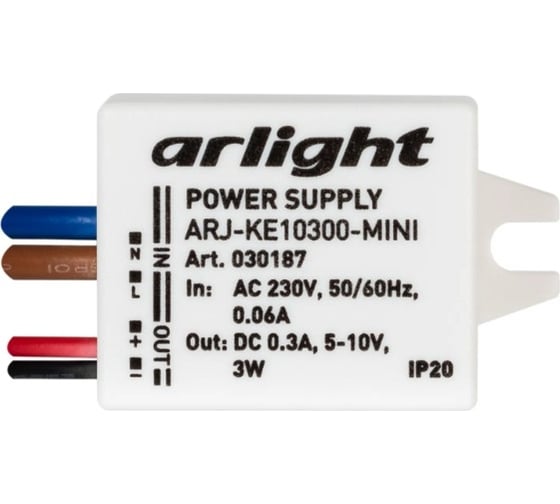 Блок питания Arlight ARJ-KE10300-MINI 1шт 030187