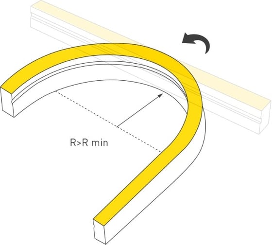Герметичная лента Arlight MOONLIGHT-SIDE-A168-4x10mm 24V Warm3000, Вывод. 5м 037553