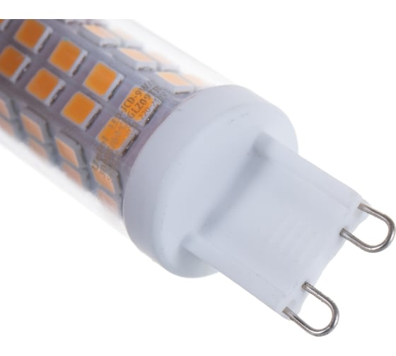 Светодиодная лампа Uniel LED-JCD-9W/3000K/G9/CL GLZ09TR прозрачная UL-00006488