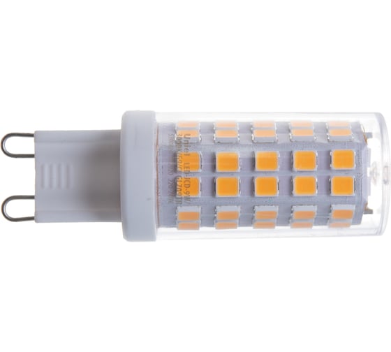 Светодиодная лампа Uniel LED-JCD-9W/3000K/G9/CL GLZ09TR прозрачная UL-00006488