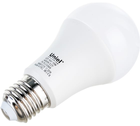 Светодиодная лампа Uniel LED-A60-10W 4000K E27 PS PLS10WH с датчиком освещенности UL-00005710