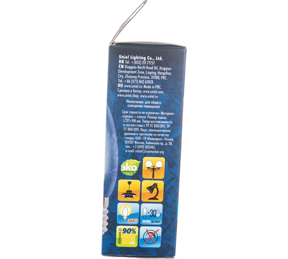 Светодиодная лампа Uniel LED-C35-13W/4000K/E27/CL PLS02WH UL-00005902