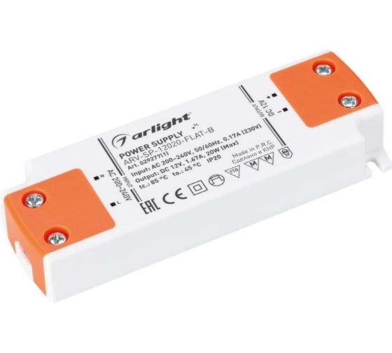Блок питания Arlight ARV-SP-12020-FLAT-B 1шт 029277(1) 1