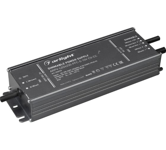 Блок питания Arlight ARPV-LG24250-PFC-0-10V-CV-CC 1шт 036936 1