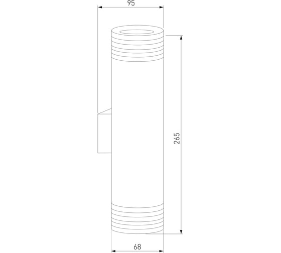 Настенный светодиодный светильник Elektrostandard Selin LED белый a043955