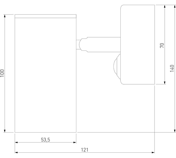 Настенный светильник Elektrostandard Rutero GU10 SW белый a043981