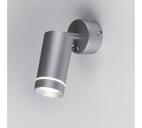 Настенный светодиодный светильник Elektrostandard Glory SW серебро a043958