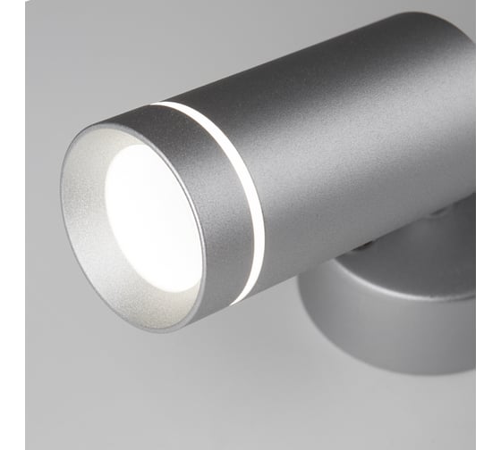 Настенный светодиодный светильник Elektrostandard Glory SW серебро a043958