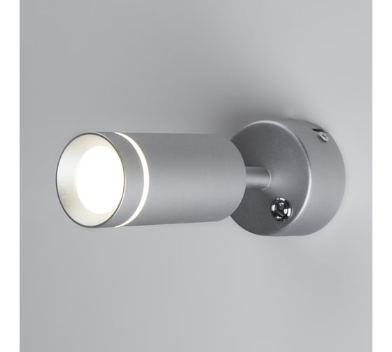 Настенный светодиодный светильник Elektrostandard Glory SW серебро a043958