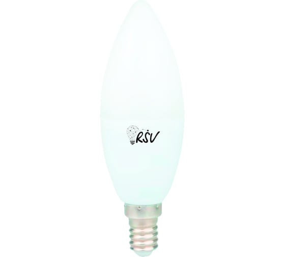 Светодиодная лампа RSV RSV-C37-7W-6500K-E27 100246 1