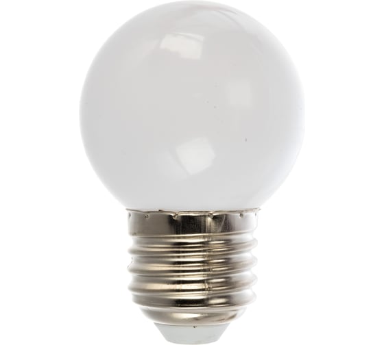 Декоративная светодиодная лампа Volpe LED-G45-1W/6000K/E27/FR/С UL-00005806