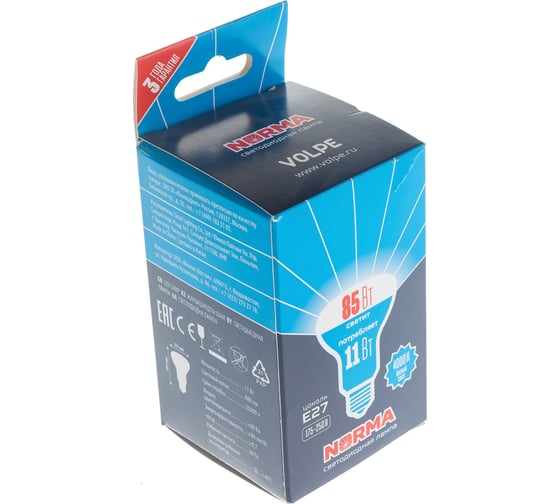 Светодиодная лампа Volpe LED-R63-11W/4000K/E27/FR/NR UL-00005775