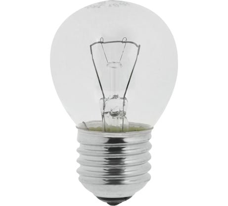 Лампа накаливания КАЛАШНИКОВО ДШ P45 40Вт 230-240V E27 шарик, прозрачная в цветной гофре C0025712