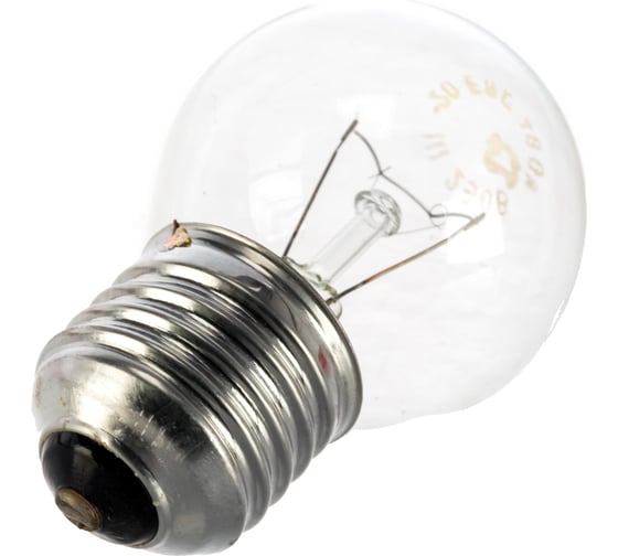 Лампа накаливания КАЛАШНИКОВО ДШ P45 40Вт 230-240V E27 шарик, прозрачная в цветной гофре C0025712