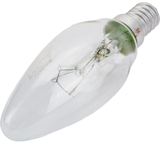 Лампа накаливания КАЛАШНИКОВО ДС B36 40Вт 230-240V E14 свечка, прозрачная в цветной гофре C0025708