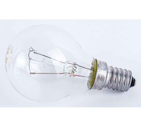 Лампа накаливания КАЛАШНИКОВО ДШ P45 40Вт 230-240V E14 шарик, прозрачная в цветной гофре C0025720