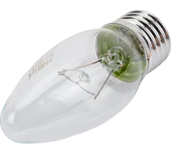Лампа накаливания КАЛАШНИКОВО ДС B36 40Вт 230-240V E27 свечка, прозрачная C0040318