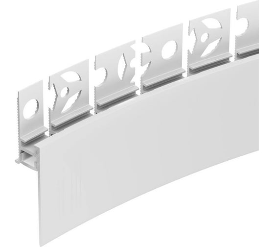 Профиль Arlight PLINTUS-FANTOM-BENT-H35-SIDE-2000 WHITE 2м 043675