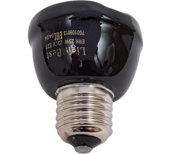 Инфракрасная керамическая лампа LightBest для обогрева ERK 25W 220V E27 700109013