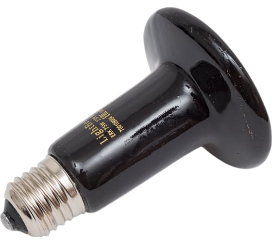 Инфракрасная керамическая лампа LightBest для обогрева ERK 75W 220V E27 700109004