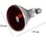 Инфракрасная лампа LightBest ERK R125 175W E27 RED 700109010 2