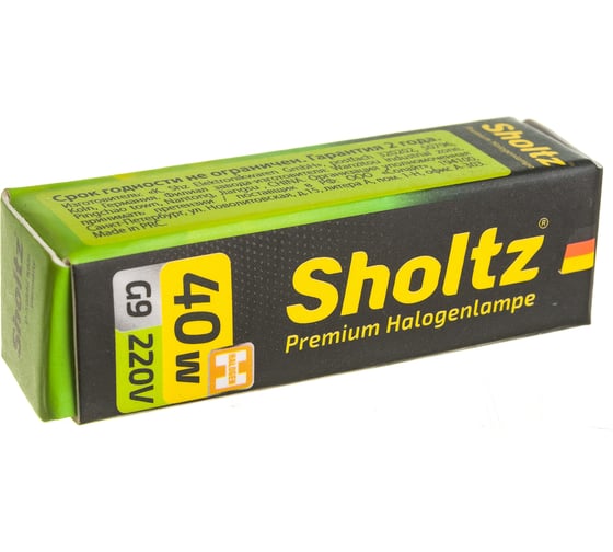 Галогенная лампа Sholtz G9 40Вт 2800K 220В HOG2011