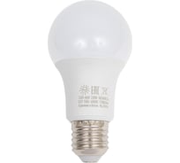 Светодиодная лапма Very груша A60, 15Вт, 6500К, E27, (шт.) 89-1-27-156