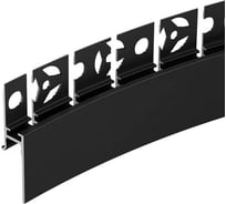Профиль Arlight PLINTUS-FANTOM-BENT-H20-SIDE-2000 BLACK 2м 043673