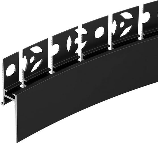 Профиль Arlight PLINTUS-FANTOM-BENT-H20-SIDE-2000 BLACK 2м 043673 1