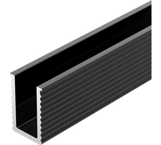 Профиль Arlight SL-MINI-6-H9-2000 ANOD BLACK 2м 044082