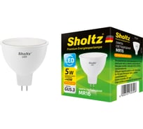 Светодиодная лампа Sholtz MR16 5Вт GU5.3 3000К 220В LMR3030