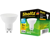 Светодиодная лампа Sholtz MR16 9Вт GU10 4000К 220В LMR3137