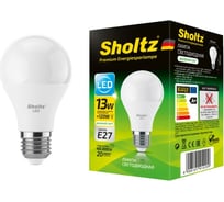 Светодиодная лампа Sholtz A60 13Вт E27 4000К 220В LOB4142