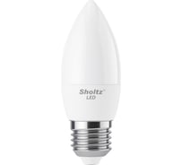 Светодиодная лампа Sholtz свеча 9Вт E27 2700К 220В LEC3019