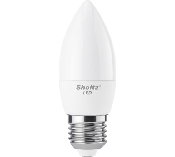 Светодиодная лампа Sholtz свеча 9Вт E27 2700К 220В LEC3019
