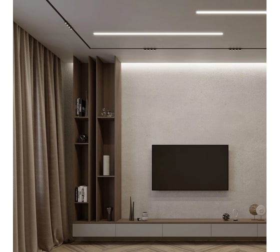 Профиль Arlight STRETCH-S-30-WALL-SIDE-2000 2м 040702