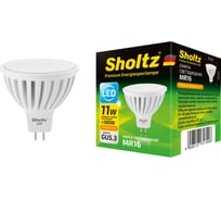 Светодиодная лампа Sholtz MR16 11Вт GU5.3 2700K 220В, керамика LMR3139