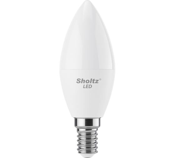 Светодиодная лампа Sholtz свеча 9Вт E14 4000К 220В LEC3128