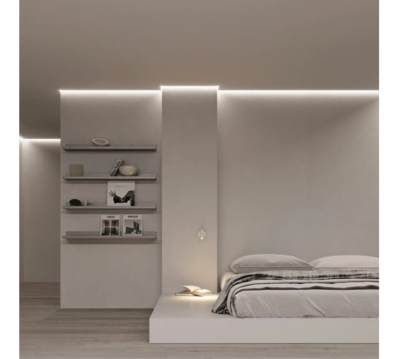 Профиль Arlight STRETCH-SHADOW-CEIL-2000 BLACK 2м 040703