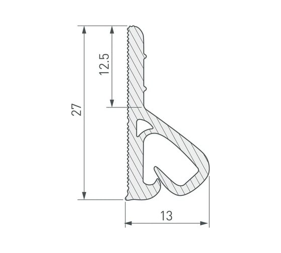 Профиль Arlight STRETCH-WALL-TEXTILE-2600 1шт 039518
