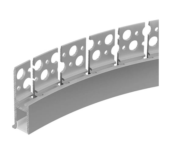 Профиль Arlight WALL-FANTOM-BENT-W10-SIDE-2000 ANOD 2м 043694 1