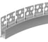 Профиль Arlight WALL-FANTOM-BENT-W10-SIDE-2000 ANOD 2м 043694 1
