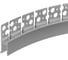 Профиль Arlight WALL-FANTOM-BENT-W10-SIDE-2000 ANOD 2м 043694 2