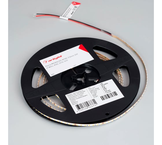 Светодиодная лента Arlight MICROLED-M182-3.5mm 24V Warm3000 5м 045010