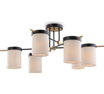 Потолочный светильник Freya bogy 6хe14x40w металл черный FR5377CL-06B