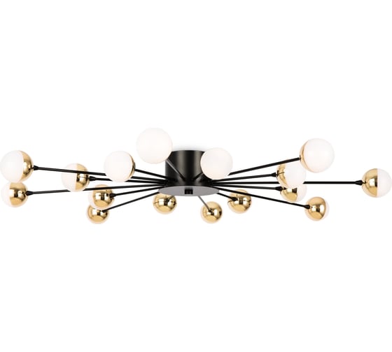 Потолочный светильник Freya celebrity 16хg4x3w металл черный FR5242CL-16B