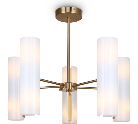 Потолочный светильник Freya fiore 10хe14x40w металл латунь FR5368CL-10BS