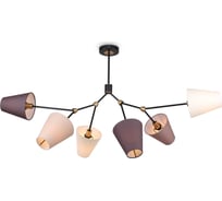 Потолочный светильник Freya hats 6хe14x40w металл черный FR5370CL-06B